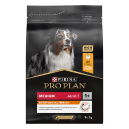 Pro Plan Opti Balance Medium сухой корм для взрослых собак средних пород с курицей - 3 кг