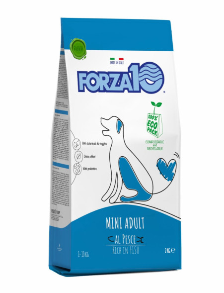 Forza10 Maintenance для взрослых собак мелких пород из океанической рыбы (тунец, треска, лосось) - 2 кг