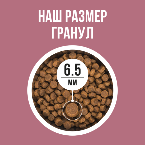 BOWL WOW сухой натуральный полнорационный корм для взрослых стерилизованных кошек с индейкой и свеклой - 1,5 кг