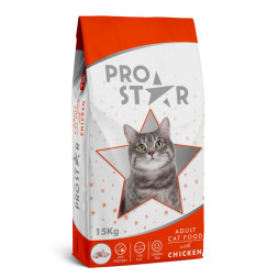 Prostar Adult Cat Chicken сухой корм для взрослых кошек с курицей - 15 кг