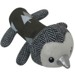 Petpark игрушка для собак Пингвин, 13 см, разноцветный с пищалкой