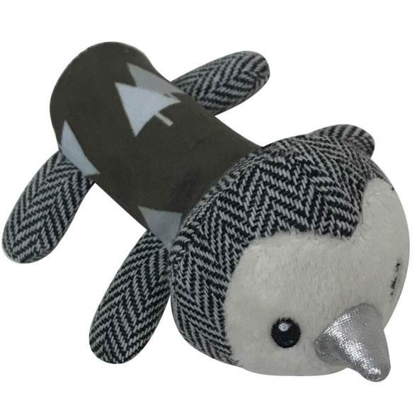 Petpark игрушка для собак Пингвин, 13 см, разноцветный с пищалкой