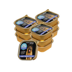 Натуральная формула влажный корм для собак сердце индейки в желе, в ламистерах - 300 г х 10 шт