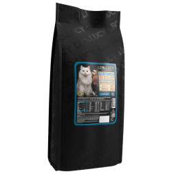 LEO&amp;amp;LUCY сухой холистик корм для взрослых стерилизованных кошек с ягненком и уткой - 5 кг