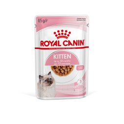 Royal Canin Kitten паучи для котят до 12 месяцев кусочки в соусе - 85 г х 24 шт