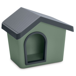 IMAC ZEUS 50 2ND LIFE будка для собак мелких пород и кошек, 53х46х47,6 см цвет оливковый