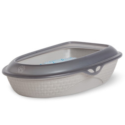 BAMA PET SABBIA туалет-лоток для кошек, 59,5х40,3х18 см, белый