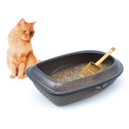 BAMA PET SABBIA туалет-лоток для кошек, 59,5х40,3х18 см, белый