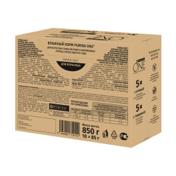 Purina ONE Мини набор паучей для взрослых собак мелких пород, с курицей, морковью и зеленой фасолью в подливе; с говядиной, картофелем и горохом в подливе - 85 г х 10 шт