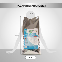 Necon Atletic Dog Al Cavallo Mantenimento сухой корм для взрослых собак средних и крупных пород с нормальным уровнем активности, с кониной и рисом - 15 кг