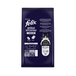Felix Двойная Вкуснятина сухой корм для взрослых кошек с мясом - 10 кг