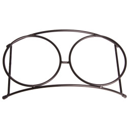 Mr.Kranch миски на подставке для собак и кошек двойные, 2x290 мл, оранжевые