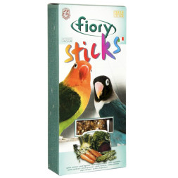 Палочки для средних попугаев Fiory Sticks с овощами 2 х 60 г