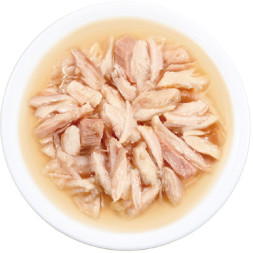 Inaba Ciao Toromi консервы для взрослых кошек с куриным филе, тунцом магуро и гребешком, в бульоне - 80 г х 24 шт