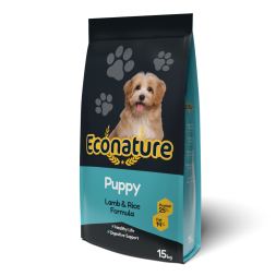 Econature Puppy Lamb&amp;amp;Rice Formula сухой корм для щенков с ягненком и рисом - 15 кг