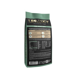 LEO&amp;amp;LUCY cухой холистик корм для взрослых и пожилых стерилизованных кошек с индейкой и ягодами, 1,5 кг