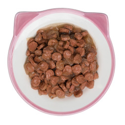 Ферма кота Фёдора влажный корм для взрослых кошек сочные кусочки с говядиной, в желе, в паучах - 85 г х 24 шт