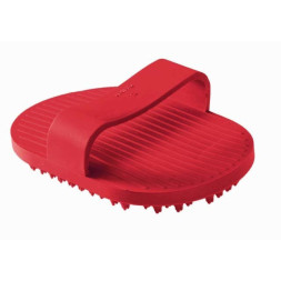 Hunter Smart резиновая грумерская щетка красная