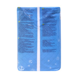 Доброзверики подстилки впитывающие для животных с бумагой тиссью и суперабсорбентом, 60х40 см, 20 шт