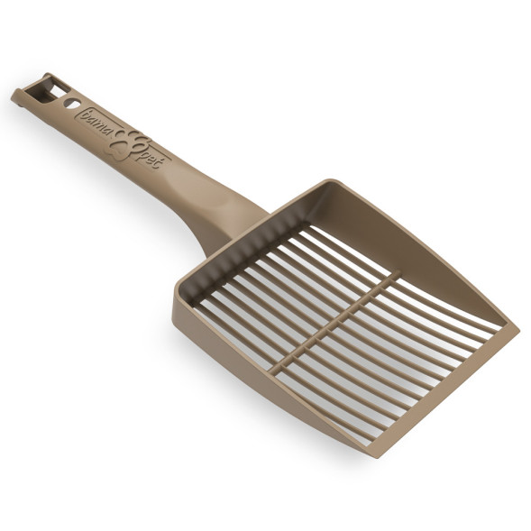 BAMA PET POPO совочек для туалета, 26 см, отверстия узкие