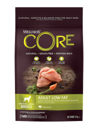 Wellness Сore сухой корм для взрослых собак средних и крупных пород с низким содержанием жира с индейкой 10 кг