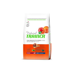 Сухой корм Trainer Natural Medium Adult для взрослых собак средних пород с сыровяленой ветчиной и рисом - 3 кг