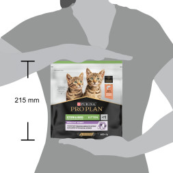 Pro Plan Kitten Sterilised сухой корм для стерилизованных котят с лососем - 400 г