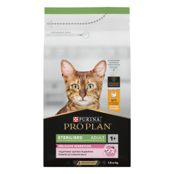 Pro Plan Cat Adult Sterilised сухой корм для стерилизованных кошек с курицей - 1,5 кг