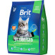 Brit Premium Cat Sterilised сухой корм для взрослых стерилизованных кошек с курицей - 2 кг