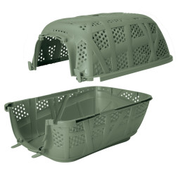 IMAC CARRY SPORT 2ND LIFE переноска для кошек и собак, 48,5х34х32 см, цвет оливковый