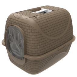 BAMA PET PRIVE био-туалет для кошек, 42х50,5х39,6 см, коричневый