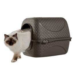 BAMA PET PRIVE био-туалет для кошек, 42х50,5х39,6 см, коричневый
