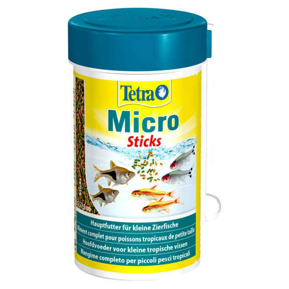 Tetra Micro Sticks корм для мелких видов рыб палочки - 100 мл