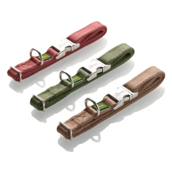 Hunter ALU-Strong Inari L ошейник для собак, 45-65 см, нейлон, с металлической застежкой, бежевый