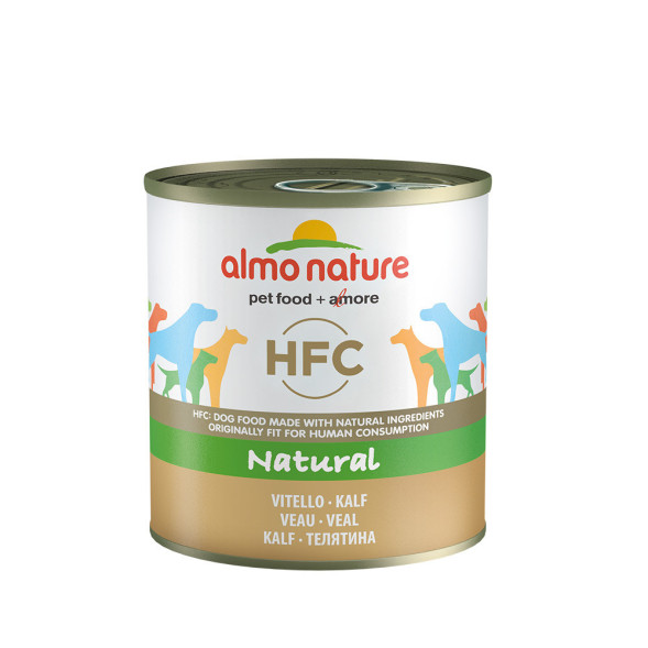 Almo Nature HFC Natural Veal консервы для собак с телятиной в собственном бульоне - 290 г х 12 шт