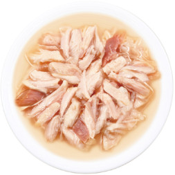 Inaba Ciao Toromi консервы для взрослых кошек с куриным филе, тунцом кацуо, со вкусом морского гребешка, в бульоне - 80 г х 24 шт