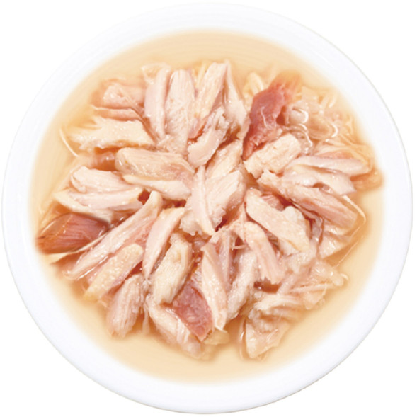 Inaba Ciao Toromi консервы для взрослых кошек с куриным филе, тунцом кацуо, со вкусом морского гребешка, в бульоне - 80 г х 24 шт