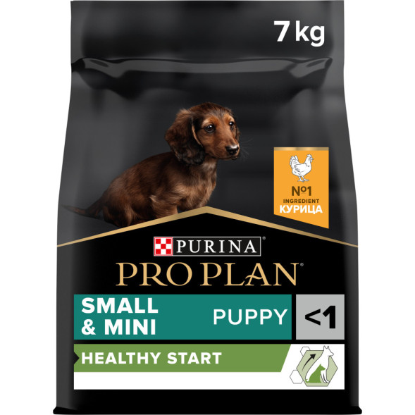 Purina Pro Plan Small &amp;amp; Mini Puppy сухой корм для щенков мелких и карликовых пород с курицей и рисом - 7 кг