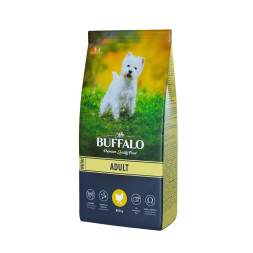 Mr.Buffalo Adult Mini полнорационный сухой корм для взрослых собак миниатюрных пород с курицей - 800 г