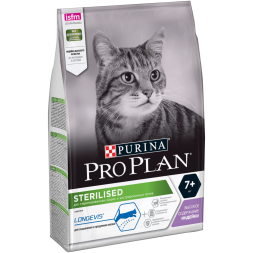 Pro Plan Cat Senior 7+ Sterilised сухой корм для стерилизованных кошек старше 7 лет с индейкой - 3 кг