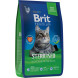 Brit Premium Cat Sterilised сухой корм для взрослых стерилизованных кошек с курицей - 8 кг