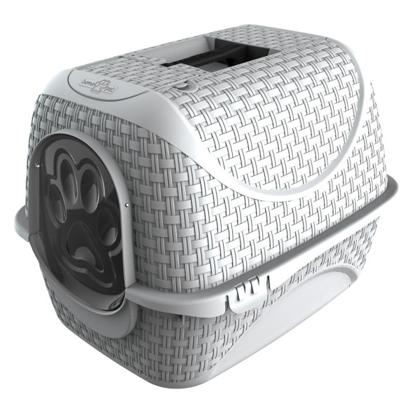 BAMA PET PRIVE био-туалет для кошек, 42х50,5х39,6 см, белый