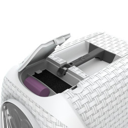 BAMA PET PRIVE био-туалет для кошек, 42х50,5х39,6 см, белый