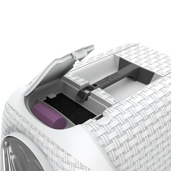 BAMA PET PRIVE био-туалет для кошек, 42х50,5х39,6 см, белый