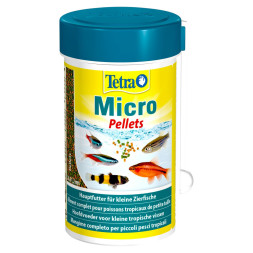 Tetra Micro Pellets корм для мелких видов рыб - 100 мл