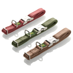 Hunter ALU-Strong Inari L ошейник для собак, 45-65 см, нейлон, с металлической застежкой, пепельная роза