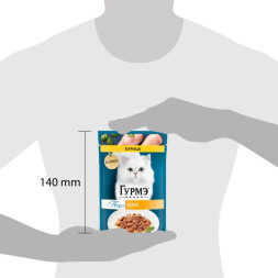 Влажный корм для кошек Гурмэ® Перл Нежное филе с курицей в соусе 75 г x 26 шт.