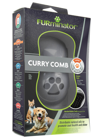 FURminator Curry Comb расческа резиновая, зубцы 5 мм