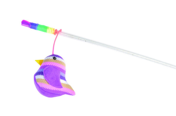 Camon дразнилка-удочка для кошек с птичкой