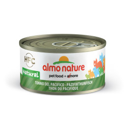 Almo Nature HFC Natural Pacific Tuna консервированный корм для взрослых кошек с цельными кусочками тунца, в бульоне - 70 г х 24 шт